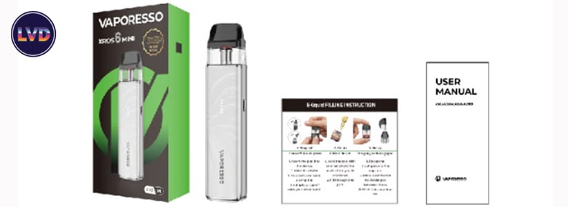 contenu du kit Xros 6 Mini Vaporesso